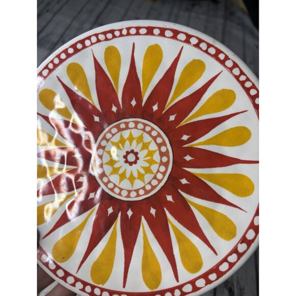 Bed Bath & Beyond Gypsy Grapefruit Melamine Appetizer Plates (Set of 4) - Picture 2 of 9